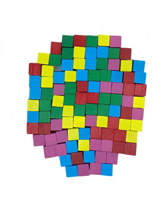 Hamaha Educational Wooden Toy Fun Cubes