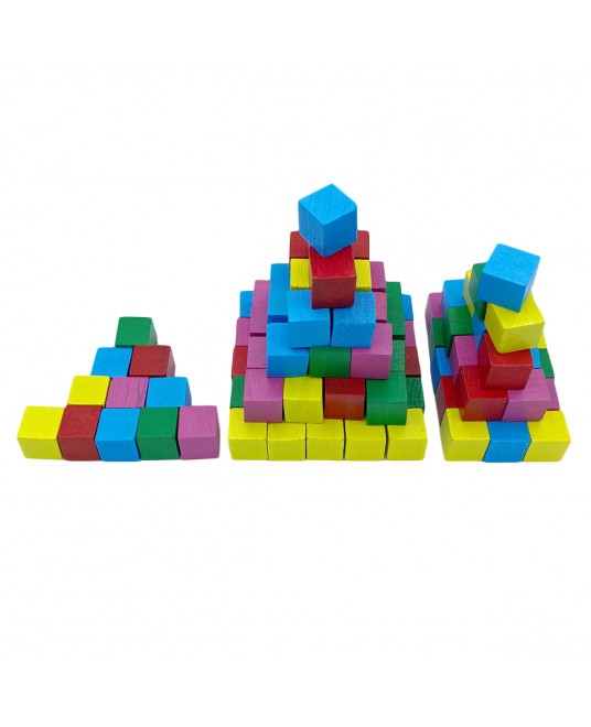Hamaha Educational Wooden Toy Fun Cubes