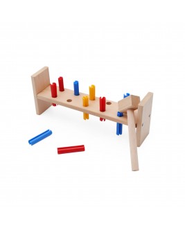 Hamaha Educational Wooden Toy 10 Piece Plug - Cak Montessori Game