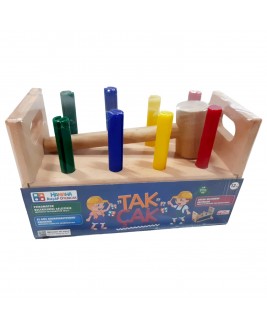 Hamaha Educational Wooden Toy 8 Piece Plug - Cak Montessori Game