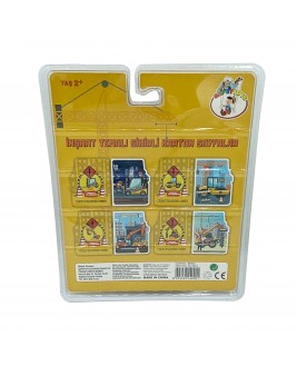 Hamaha Educational Wooden Toy Construction Theme Coloring Book With Magic Water Pen