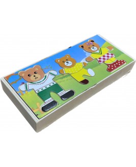 Hamaha Educational Wooden Toy Magnetic Wooden Looping and Fishing Game
