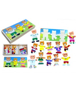 Hamaha Educational Wooden Toy Magnetic Wooden Looping and Fishing Game