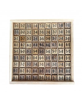Hamaha Educational Wooden Toy Developer Multiplication Table