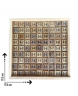 Hamaha Educational Wooden Toy Developer Multiplication Table