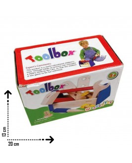 Hamaha Educational Wooden Toy Bag Repair Kit Toys - Toolbox