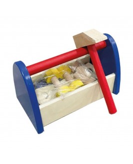 Hamaha Educational Wooden Toy Bag Repair Kit Toys - Toolbox