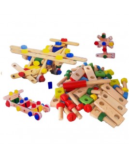Hamaha Educational Wooden Toy Wooden Combination Building Game