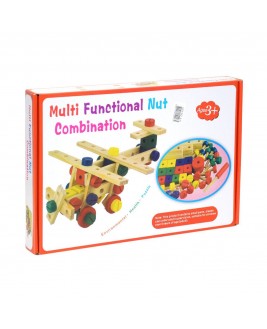 Hamaha Educational Wooden Toy Wooden Combination Building Game