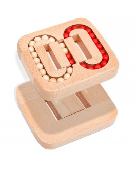 Hamaha Educational Wooden Toy Maze Memory Flat Ball Intelligence Game