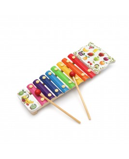 Hamaha Educational Wooden Toy 8 Key Figured Xylophone