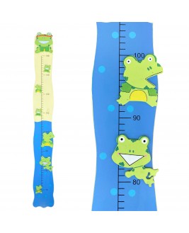 Hamaha Educational Wooden Toy Frog Pattern Size Ruler