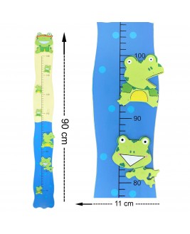 Hamaha Educational Wooden Toy Frog Pattern Size Ruler