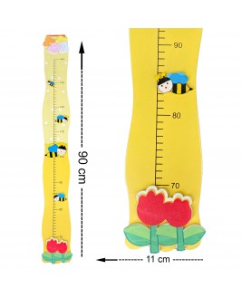 Hamaha Educational Wooden Toy Bee Pattern Size Ruler
