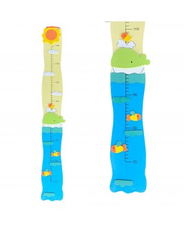 Hamaha Educational Wooden Toy Whale Patterned Boy Ruler