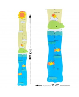 Hamaha Educational Wooden Toy Whale Patterned Boy Ruler
