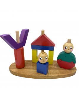 Hamaha Educational Wooden Toy Sun And Moon Intelligence Game