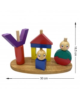 Hamaha Educational Wooden Toy Sun And Moon Intelligence Game