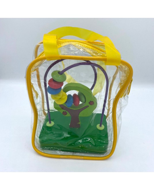 Hamaha Educational Wooden Toy Tree Figure Mini Spiral