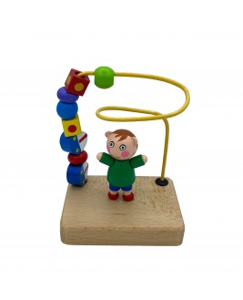 Hamaha Educational Wooden Toy Kids Figure Mini Spiral
