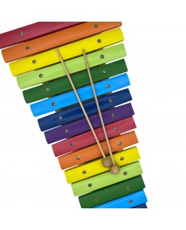 Hamaha Educational Wooden Toy 15 Note Rainbow Wooden Xylophone Musical Instrument