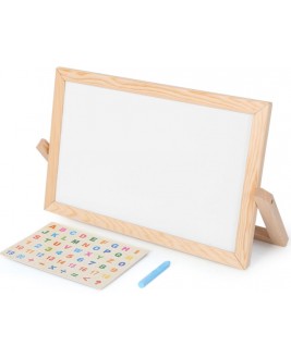  Hamaha Educational Wooden Toy Pedestal Table Top Magnetic Blackboard