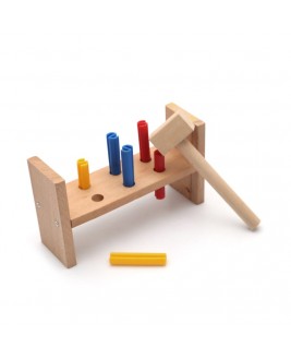 Hamaha Educational Wooden Toy 6 Piece Plug - Cak Montessori Game