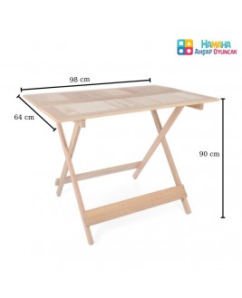 Hamaha Educational Wooden Toy Large Size Folding Table