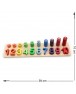 Hamaha Educational Wooden Toy Logarithmic Number Sequences