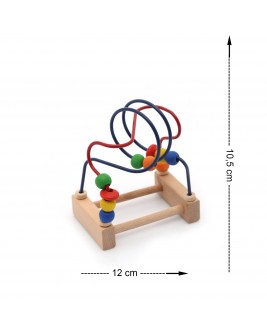 Hamaha Educational Wooden Toy Mini Spiral Coordination