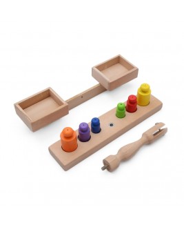 Hamaha Educational Wooden Toy Wooden Scales