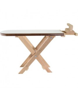 Hamaha Educational Wooden Toy Wooden Ironing Board and Ironing Set